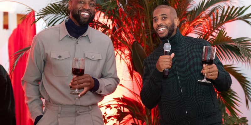 Chris Paul und Dwyane Wade ließen die Nr. 3 zwischen sich kommen, als sie in Miami zusammenkamen