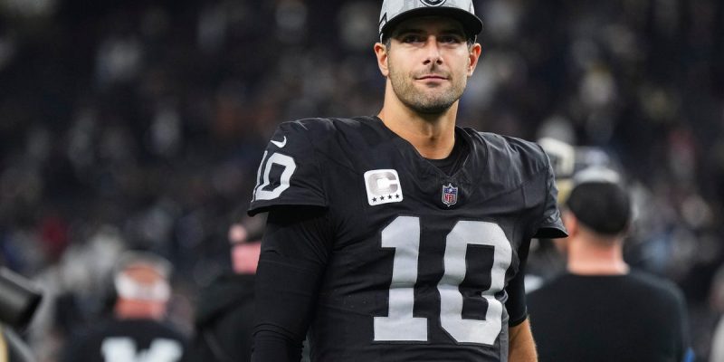 Jimmy G wurde mit einer PED-Sperre getroffen, die Raiders erwarteten, dass sie den QB kürzen würden