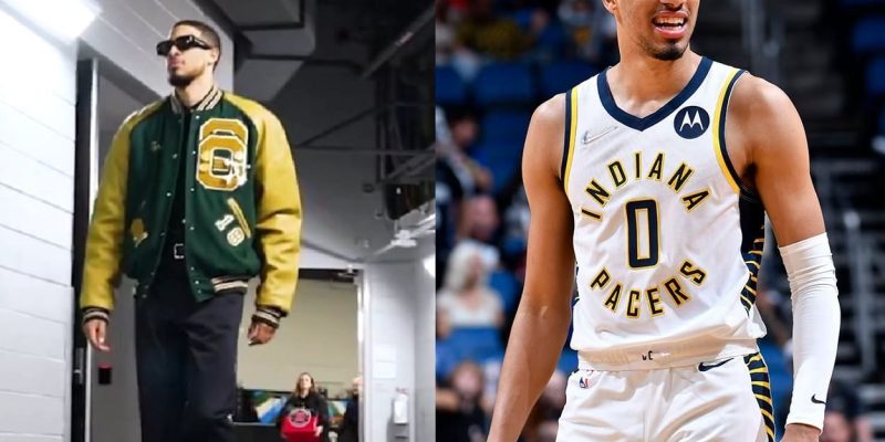 Tyrese Haliburton zeigt vor Pacers vs. Bucks seine High-School-Letterman-Jacke