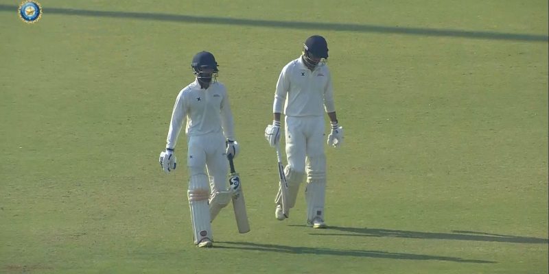 Ranji Trophy 2024, Runde 6, Khejroliya holt sich 4 Wickets in 4 Bällen, während MP Baroda besiegt;  Tamil Nadu-Karnataka spielt ein spannendes Unentschieden