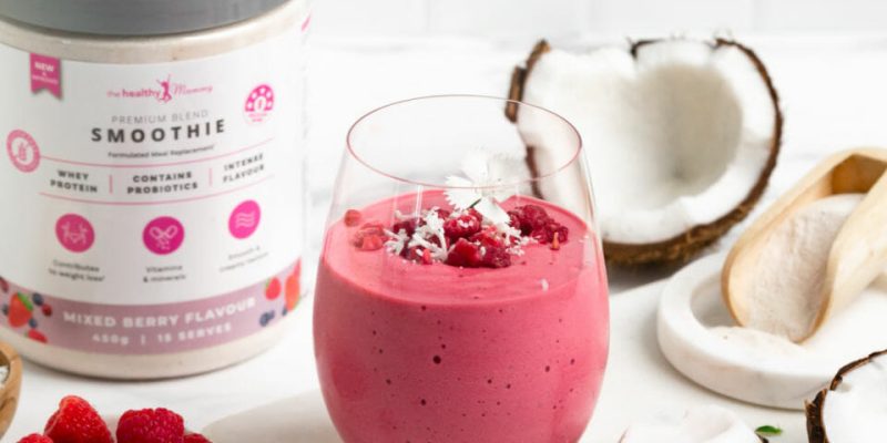 Beeren-Kokos-Smoothie-Rezept!  Gesunde Mama