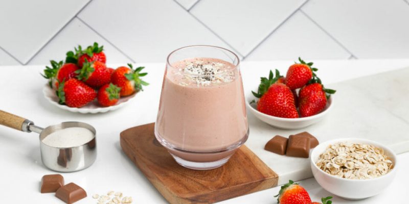 Schoko-Beeren-Käsekuchen-Smoothie |  Gesunde Mama