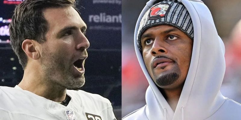 Joe Flacco: Joe Flaccos beeindruckende Leistung lässt NFL-Fans scharf auf Deshaun Watson reagieren: „Fußballgötter werden gerecht“