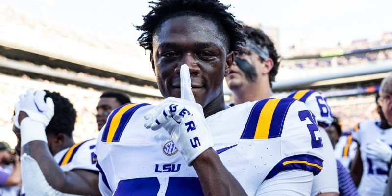 LSU-RB Trey Holly verhaftet und wegen versuchten Mordes angeklagt