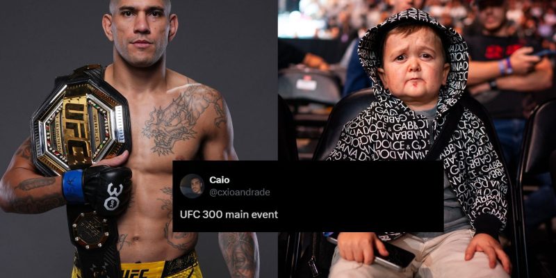 "UFC 300-Hauptereignis" – Fans reagieren, als UFC-Champion Alex Pereira und Internet-Sensation Hasbulla bei einem urkomischen Sketch zusammenarbeiten