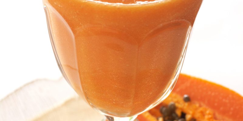 Papaya-Apfel-Smoothie