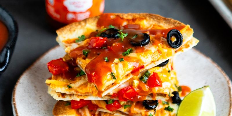 Vegane mexikanische Pizza (Taco Bell Copycat)